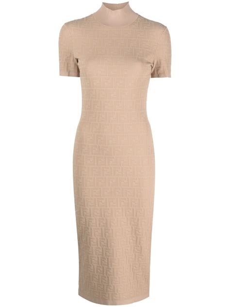 fendi ff midi dress woman|Fendi formal dresses.